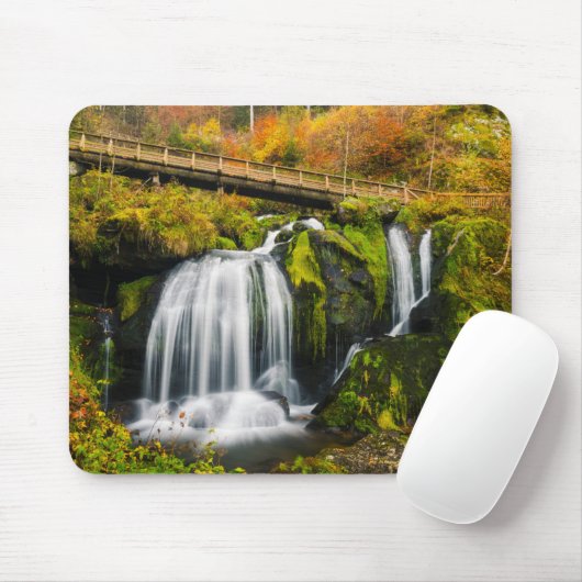 Watervallen | Watervallen van Triberg, Duitsland Muismat (Met muis)