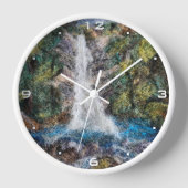 watervallen wol naald vilten kleurrijke kunst prin (Voorkant)