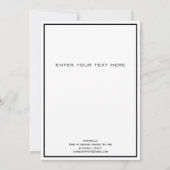 Watervallen Wol Needle Felting Art Print Natuur Bedankkaart (Achterkant)