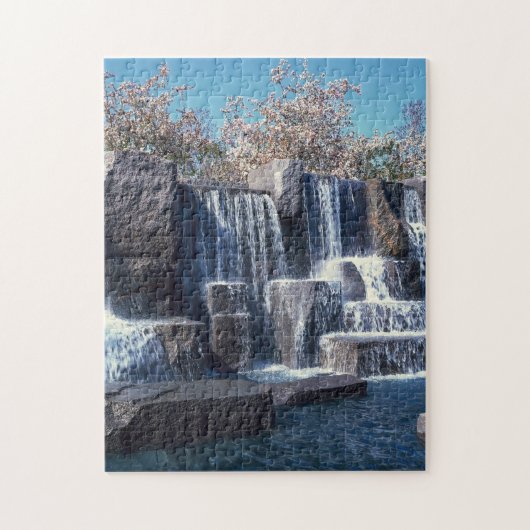 Watervalmonument Washington DC. Legpuzzel (Verticaal)