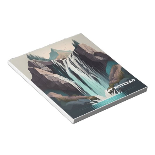 WatervalNotitieboek Notitieblok (Schuin)