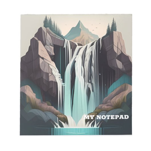 WatervalNotitieboek Notitieblok (Voorkant)