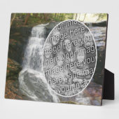 watervalolieverfschilderij Voeg je eigen foto toe Fotoplaat (Zijkant)