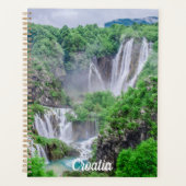 Watervalplanner van de meren van Plitvice Planner (Voorkant)
