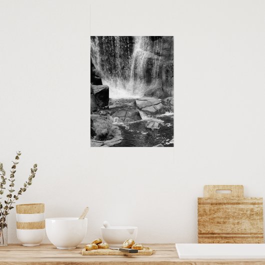 Watervalposter Poster (Keuken)