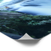 Watervalposter Poster (Hoek)