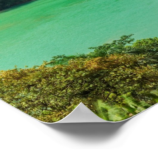 Watervalposter Poster (Hoek)