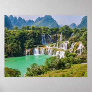 Watervalposter Poster