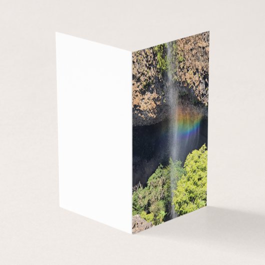 Watervalregenboog Kaart (Buitenkant)