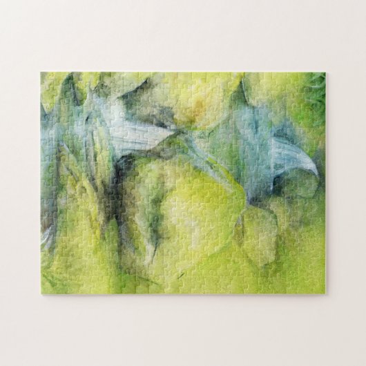 Watervalstroom fijn kunstschilderij puzzel legpuzzel (Horizontaal)