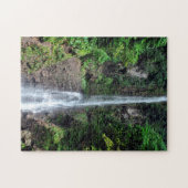 Watervaltropisch bos in Dominica. Legpuzzel (Horizontaal)