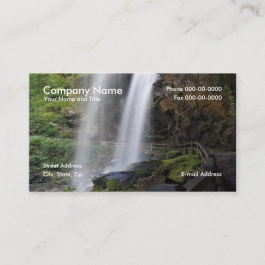 WatervalVisitekaartje Visitekaartje (Voorkant)