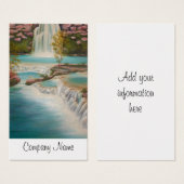 WatervalVisitekaartje Visitekaartje (Voorkant /achterkant)