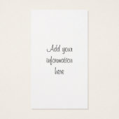 WatervalVisitekaartje Visitekaartje (Achterkant)