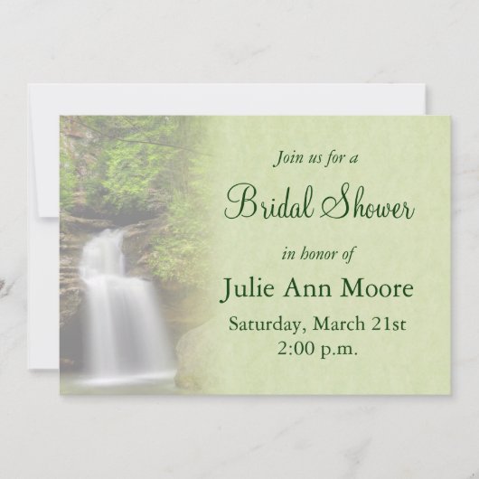 WatervalVrijgezellenfeest Kaart (Voorkant)