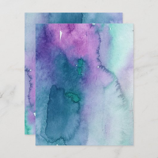 Waterverf (Voorkant / Achterkant)