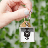 Waterverf 10 jaar sleutelhanger ter gelegenheid va (Hand)