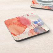 Waterverf 15 bier onderzetter (Linkerzijde)