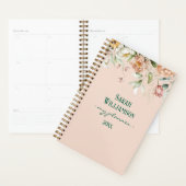 Waterverf 1600s Fine Art Floral Drop Spiral Planner (Display)