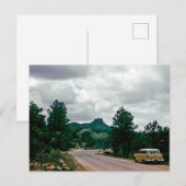 waterverf 1950 Art Prescott Arizona Thumb Butte Briefkaart (Voorkant / Achterkant)