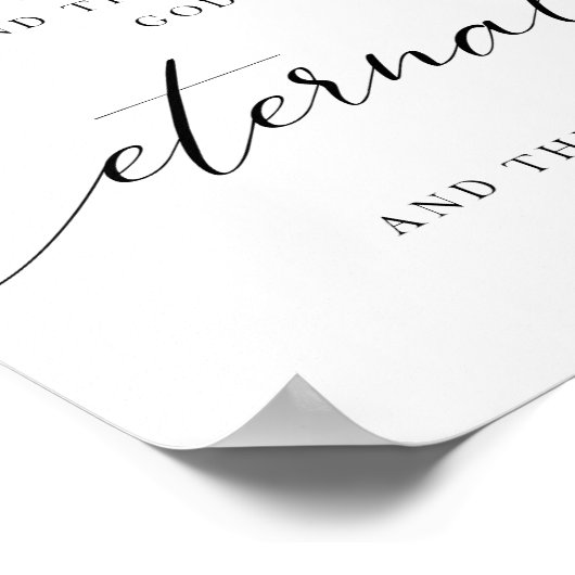 Waterverf 1 Johannes 5:11 Kerst poster (Hoek)