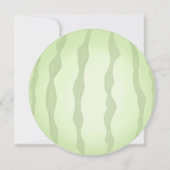 Waterverf 1 op 1 mei watermeloen kaart (Achterkant)