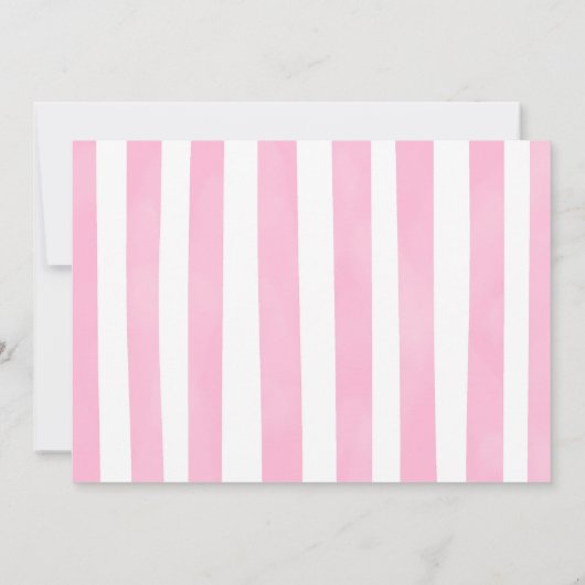 Waterverf 1e Verjaardag Vlinder Fotouitnodiging Kaart (Achterkant)