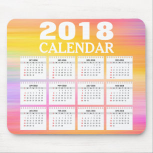 waterverf 2018 Mousepad Muismat