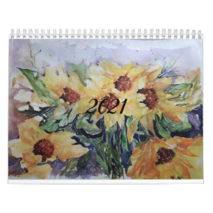 Waterverf 2021 kalander kalender