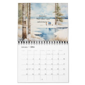 Waterverf 2024 Familie Kalender (Jan 2026)