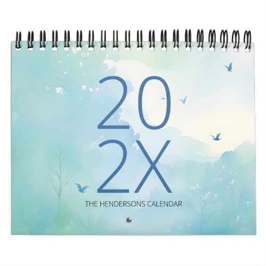 Waterverf 2024 Familie Kalender (Hoes)