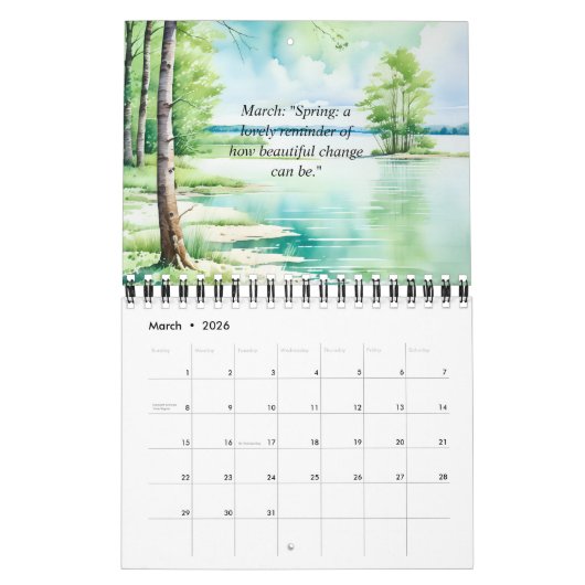 Waterverf 2024 Familie Kalender (Mar 2026)