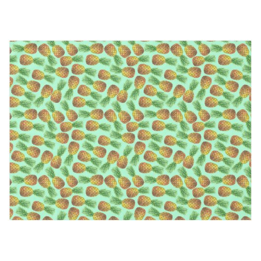 Waterverf 2 ananassen tafelkleed (Voorkant (Horizontaal))