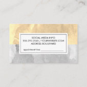 Waterverf 2 toon- benoeming afsprakenkaartje (Achterkant)