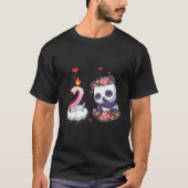 Waterverf 2e 2 Panda T-shirt (Voorkant)