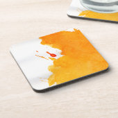 WATERVERF 3 BIER ONDERZETTER (Linkerzijde)