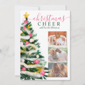 Waterverf 3 foto's van de moderne kaars kaart (Voorkant)