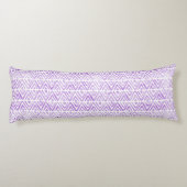 Waterverf 3 Olephants Shibori Primitive Chevron Lichaamskussen (Achterkant)