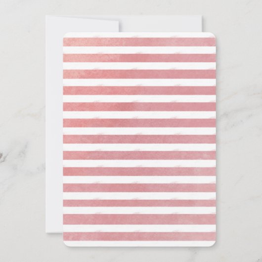 Waterverf 4 juli 40ste Verjaardagsfeestuitnodiging Kaart (Achterkant)