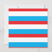 Waterverf 4 juli Cake Party Save The Date (Achterkant)