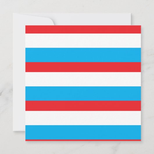 Waterverf 4 juli Cake Party Save The Date (Achterkant)