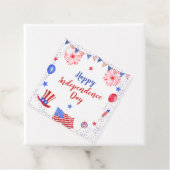 Waterverf 4 juli Onafhankelijkheidsdag Bedankjes Labels (In situ)