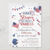 Waterverf 4 juli Partij Kaart (Voorkant)