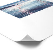 Waterverf 4th of July Vuurwerk & Zeilboten Scene Poster (Hoek)