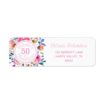 Waterverf 50 en vezelroze roze rozen