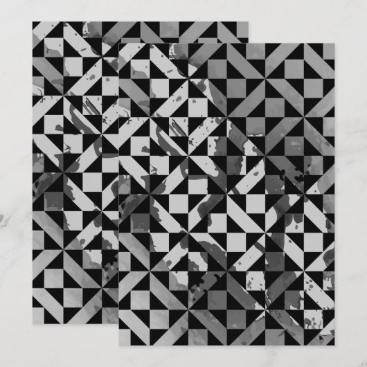 WATERVERF 5 BEDANKKAART (Voorkant / Achterkant)