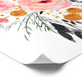 Waterverf 8 x 10 Poster afdrukken (Hoek)