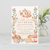 Waterverf A Little Peach komt eraan Kaart (Staand voorkant)