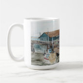 Waterverf aan de dop koffiemok (Links)