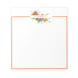 Waterverf-aanbiedingen op maat notitieblok